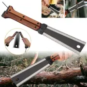 Pull Saw Double Edge Woodworking Tools Hand Saw Foldable With Safety Buckle