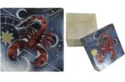 Capiz Shell Trinket Box, 3", Zodiac, Scorpio