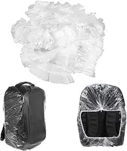 QfwdfcTrenz 10pcs Backpack Rain Cover Disposable Waterproof Lightweight Backpack Cover Elastic Covers Protector for Outdoor Hiking Compact Raincoat Raincover for Cycling Travel (41-50L)