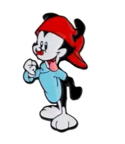 Animaniacs ENAMEL PIN - the Warner Sibling's Wakko. - Free AU Post AU Stock