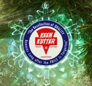 Keen Kutter Snowflake Tri-Colored Light Blinks Holiday Christmas Tree Ornament