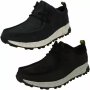 Mens Clarks ATL Trek Wally Moccasin Detailed All Terrain Leisure Shoes