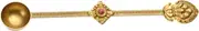 Luwecf Antique Spoon Souvenir Accessories Multifunctional Home Spoon for Holy Decor