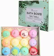 Bath Bombs for Women Gift Set, 12pcs Handmade Natural Bath Bomb with Essential Oil, SPA Bubble Bath Bombs for Relaxing, Wife, Girlfriend, Mother,Easter, Birthday, Kids Gift Set