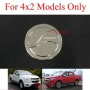 CHROME FUEL CAP OIL TANK COVERS FOR CHEVROLET HOLDEN COLORADO RG MY 2WD 2012-19