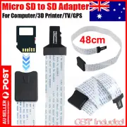 TF Micro SD To TF Memory Card Extension Cable Adapter Extender Converter 48cm