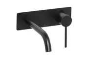 Johnson Suisse Venezia Wall Basin / Bath Mixer - Matte Black