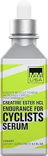 MMUSA Endurance cycling serum by , Improves Core Strength, Stable Creatine HCL, Defeats lactic acid, Energy, Endurance + Power. No water gains. Guarana, L-Carnitine, Rhodiola Rosea + Green tea.