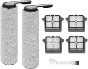 7 Pcs Replacement Parts for Tineco Floor ONE S6 & S7 Pro Cordless Vacuum Cleaner, Accessories Include 2 Brush Roller, 4 HEPA Filters, 1 Clean Brush