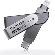 iXflash 512GB MFi Certified Flash Pen Drive for iPhone/iPad/Mac/PC USB 3.1 Type C Lightning External Storage Memory Photo Stick