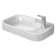 Duravit Happy D2 65cm Semi-Recessed Home Bathroom Basin Alpin White 2317650000