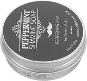 Shaving Soap Men's Shaving Soap Puck Peppermint Shave Soap Beard Shaving Soap Male Shaving Soap Shave Soap for Home