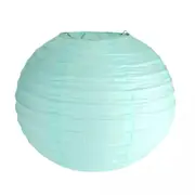 Baby Blue Round Chinese Paper Lantern - 4 Sizes