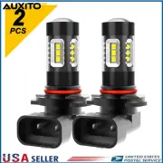 2* AUXITO 9145 9140 LED Fog Light Bulbs for Ford F-150 2006-22 6500K 80W White D (for: Ford)