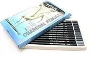 [MONT MARTE] Signature Charcoal Pencils 12 Pieces Set