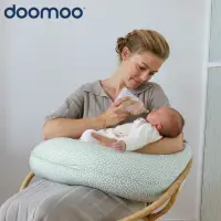 在飛比找momo購物網優惠-【Doomoo】有機棉舒眠月亮枕/孕婦枕(37色)