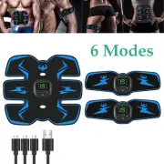 Rechargeable EMS Abdominal Muscle Stimulator Smart Trainer Toner Fitness Belt AU