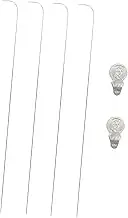 Veemoon Stainless Steel Embroidery Needles Set Curved Bead Needle DIY Beading Threader for Jewelry Making