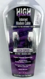 Belkin High-Speed Internet Modem Cable USB 2.0M Gold Plating 7 ft Long Cord NIP