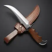 BEST handmade collection,gift high carbon steel 13" bowie KNIFE HANDLE ROSE WOOD