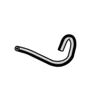 Superspares Heater Outlet Hose for Honda City 1.2L 4 cyl SOHC 8V Carb 460mm