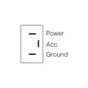 Narva 60281BL Off/On Heavy-Duty Toggle Switch with Blue LED