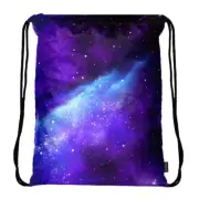 Lightweight Drawstring Bag Sport Gym Sack Bag Backpack with Side Pocket 3129