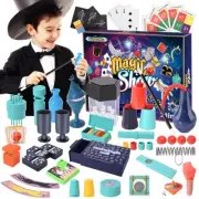Magic Kit, 109+Magic Tricks for Kids Age 6-8, Magic Set with Manual and Video...