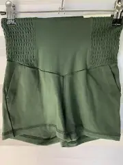 NWT OFFLINE by Aerie Green Biker Shorts - Size Small
