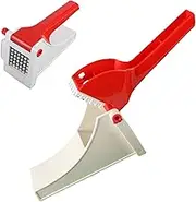 Potato Cutter for Fries - French Fries Slicer Stainless Steel Potato Cutter | Kitchen Gadgets, Non-Slip Food Chopper Hand Tools for Carrot, Cucumber, Onion, Zucchini