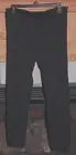 Plus Size NWT Women's White Mark Black Polyester/Spandex Stretch Capri Leggings