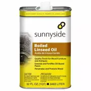 Fast Drying Boiled Linseed Oil for Wood Furniture and Antiques (32oz)