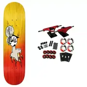 Krooked Skateboard Complete Tom Knox Burn Bird 8.25" x 32"