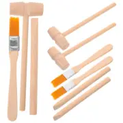 3 sets of Kids Dinosaur Digging Tools Set Wooden Hammer Chisel Brush Tool Kids