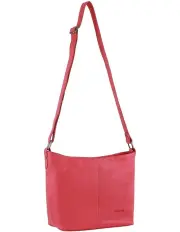 [Milleni] Nappa Leather Crossbody Bag in Pink