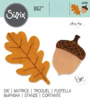 Sizzix Acord & Oak Leaf Bigz Die 1pc by Olivia Rose