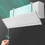 Universal Air Conditioner Windshield, Air Conditioning Vent Deflector with Two Air Guide Modes, Air Conditioner Flow Deflector with Eco-Friendly Material, Air Conditioner Baffle Shield Livin