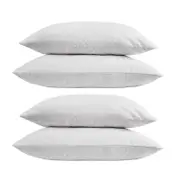 [Royal Comfort] Royal Comfort Goose Feather Down Pillows 1000Gsm 4 Pack Hotel Quality