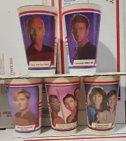 Rare Star Trek The Next Generation ICEE Collector's Cups Vintage