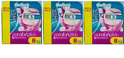 Gillette Venus Comfortglide Spa Breeze Razor Blade Cartridges, 24 Count - MEGA