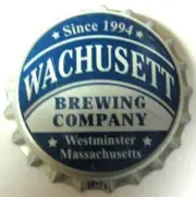 WACHUSETT BREWING Blue Beer CROWN, Bottle Cap, Westminster, MASSACHUSETTS, Gray