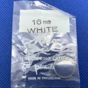 Mido 16mm White Watch Crystal With Tension Ring Waterproof. Sealed. 03-50 L