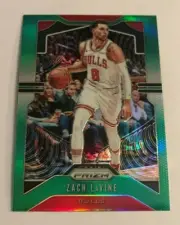 2019/20 Panini Prizm Green PRIZM SP ZACH LAVINE Bulls #61
