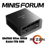MinisForum UM760 Slim 16GB RAM 1TB SSD, AMD Ryzen 5 7640HS Processor MiniPc