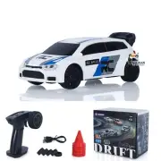 2.4G 1/43 High Speed RC Race Car 4WD Drift Vehicle Model Mini Car Toy W/Battery