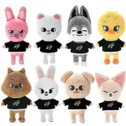 Skzoo Plush Toys 20cm Stray Kids Plush Wolf Chan Cartoon Stuffed Animal Plushies Doll Kawaii Companion For Kids Adults Fans Giftvalentine's Day Presen