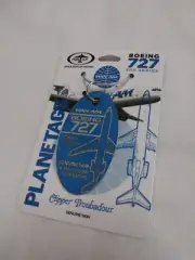 PAN AM Boeing 727 200 series Clipper Troubadour Plane tag (blue)