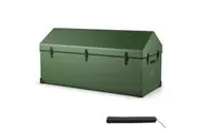 Costway Waterproof Outdoor Storage Box 658L Container Gadern Tool Sheds