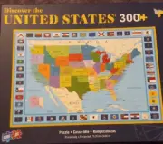 Sure Lox Jigsaw Puzzle of the UNITED STATES & Flags Puzzle 300 Piece Jigsaw USA