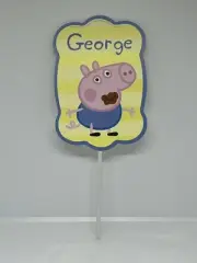 George (Peppa Pig) Cake Topper - Decorativo para Pasteles de Jorge